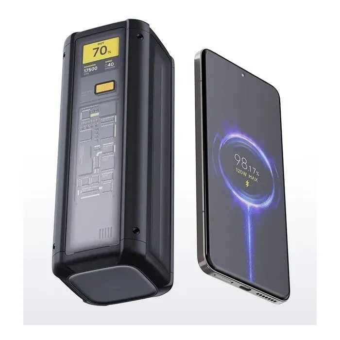 Батарея универсальная Xiaomi 25000mAh 212W HyperCharge Black (BHR9970GL) изображение 3