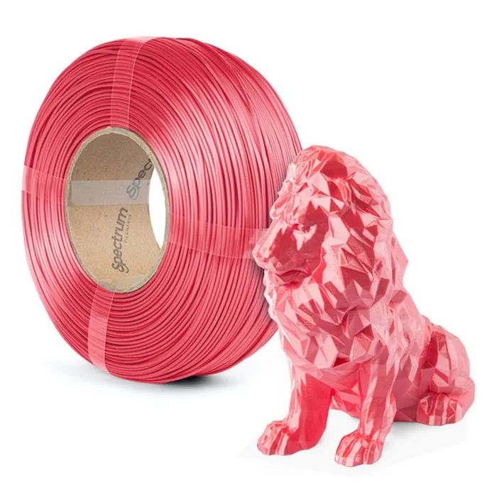Пластик для 3D-принтера Spectrum PLA Silk 1.75mm 1kg ReFill, Red, Ruby (81317) изображение 3