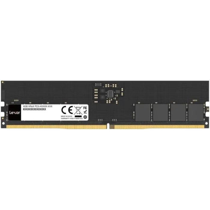 Модуль пам'яті для комп'ютера DDR5 8GB 5600 MHz Black Lexar (LD5U08G56C46ST-BGS)