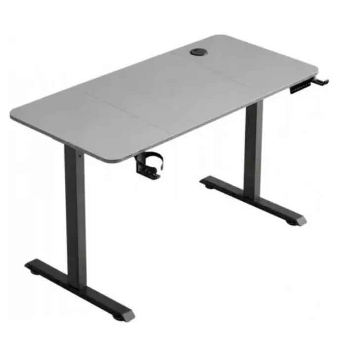 Комп'ютерний стіл GT Racer TY-1451 Dark Gray (TY-1451 (140x60x71-116) Dark Gray)