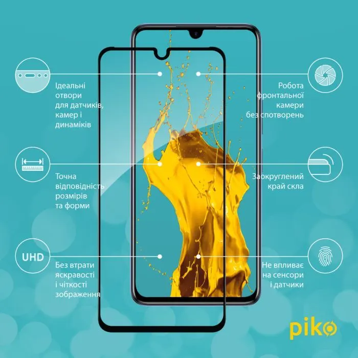 Скло захисне Piko Full Glue Infinix Note 12 Black (1283126546594) зображення 3