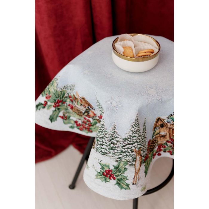 Скатертина Прованс гобеленова SQUIRREL Dх90 (041967) зображення 5