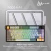 Клавіатура Ajazz AF82 Wireless/Bluetooth/USB UA Black/White (AF82-BW) зображення 10