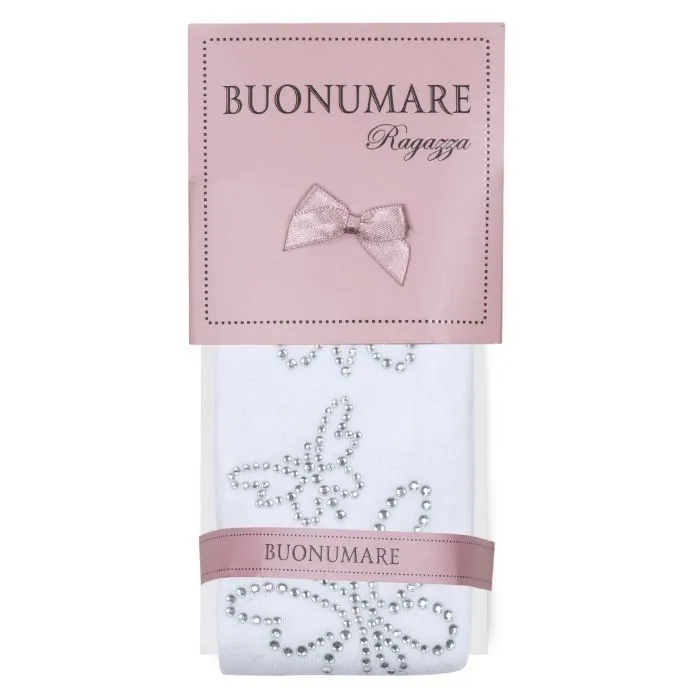 Колготки дитячі BNM зі стразами (M0C0302-1038-3G-white)