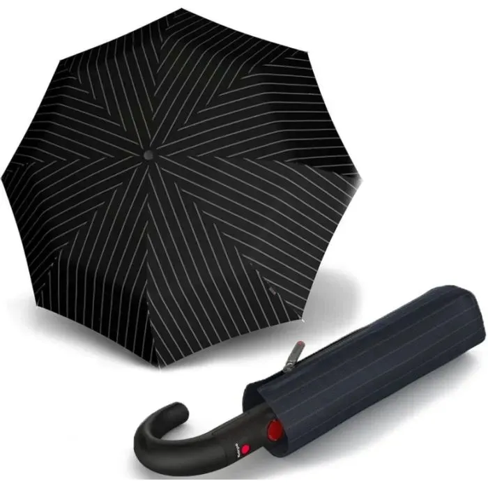 Зонт Knirps T.260 Crook Handle Gatsby Black (Kn95-3260-4109) изображение 2