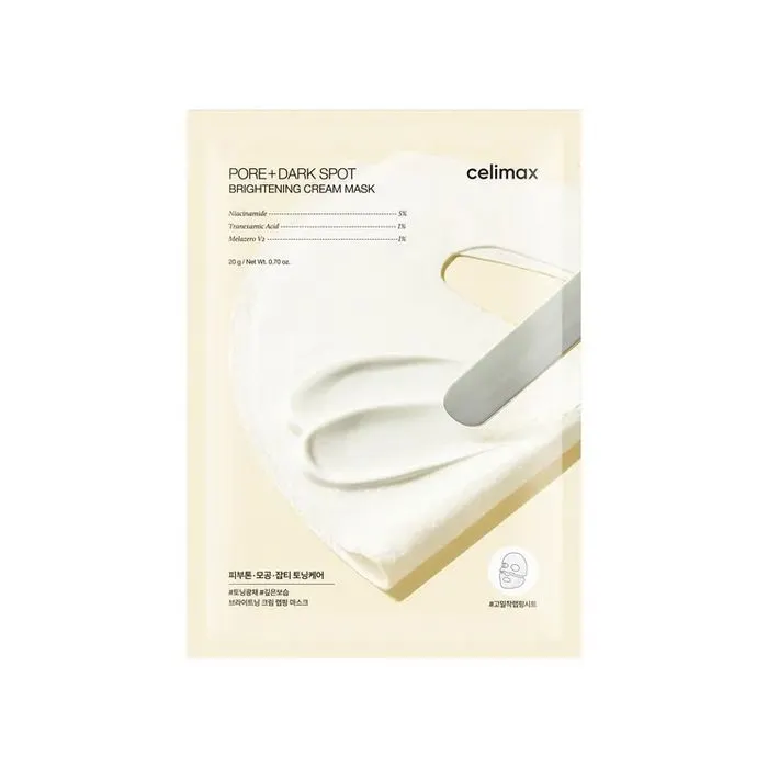 Маска для лица Celimax Pore+Dark Spot Brightening Cream Mask 20 г (8800296551550)