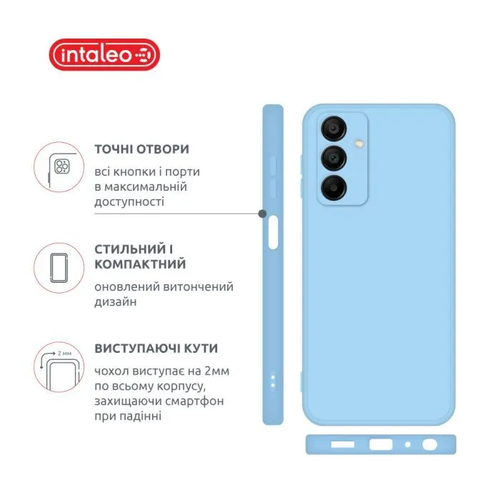 Чохол до мобільного телефона Intaleo SoftShell Samsung Galaxy A16 Light Blue (1283126609534) зображення 4