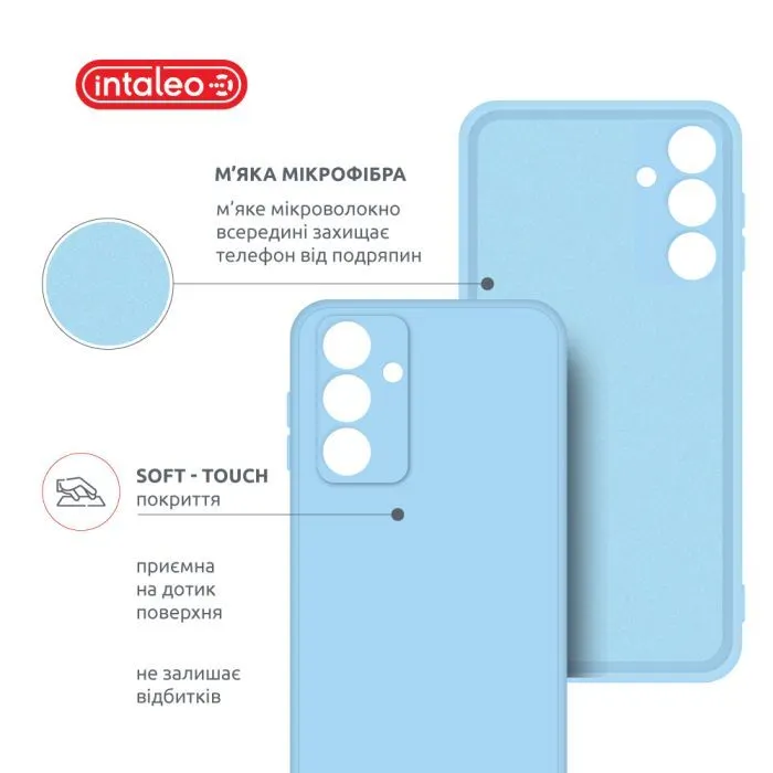 Чохол до мобільного телефона Intaleo SoftShell Samsung Galaxy A16 Light Blue (1283126609534) зображення 5
