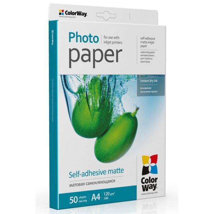 Фотобумага ColorWay A4 120г glossy 50л (PMS1208050A4) изображение 2