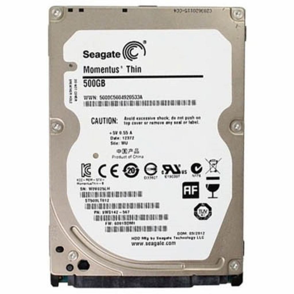 Жорсткий диск для ноутбука 2.5" 500GB Seagate (ST500LT012)