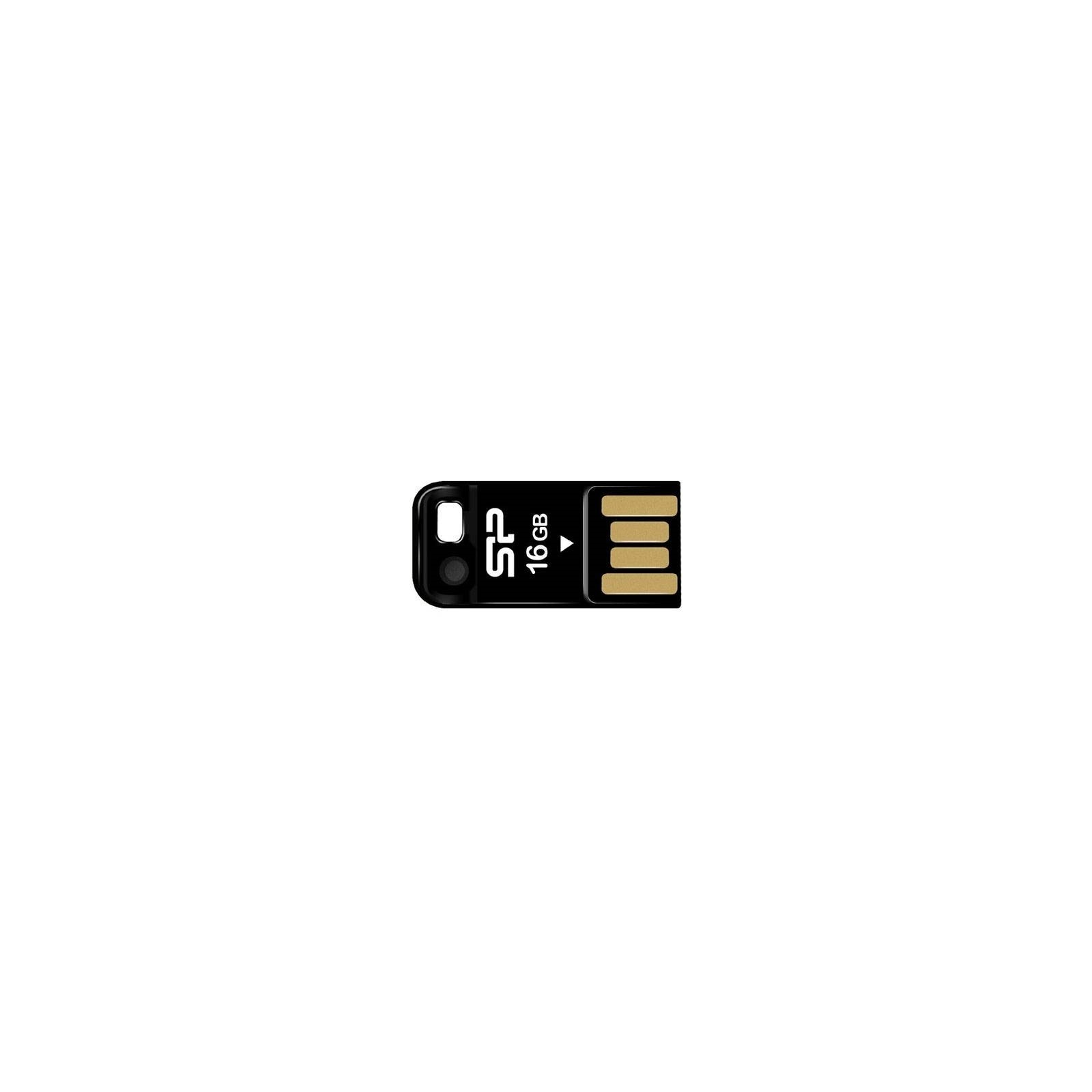 USB флеш накопичувач Silicon Power 16Gb Touch T02 black (SP016GBUF2T02V1K)