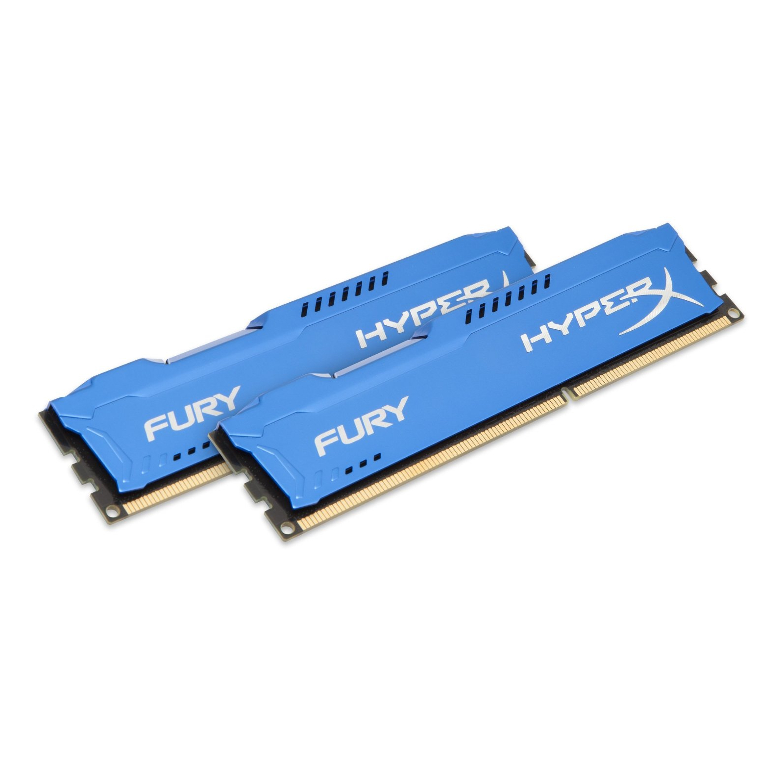 Модуль пам'яті для комп'ютера DDR3 16Gb (2x8GB) 1600 MHz HyperX Fury Fury Blu Kingston Fury (ex.HyperX) (HX316C10FK2/16) зображення 2
