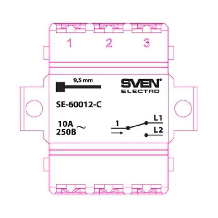 Переключатель Sven SE-60012-C cream (7100036) изображение 3