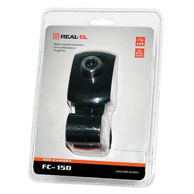 Веб-камера REAL-EL FC-150, black-blue изображение 2