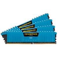 Модуль памяти для компьютера DDR4 16GB (4x4GB) 2400 MHz Vengeance LPX Blue Corsair (CMK16GX4M4A2400C14B) изображение 2