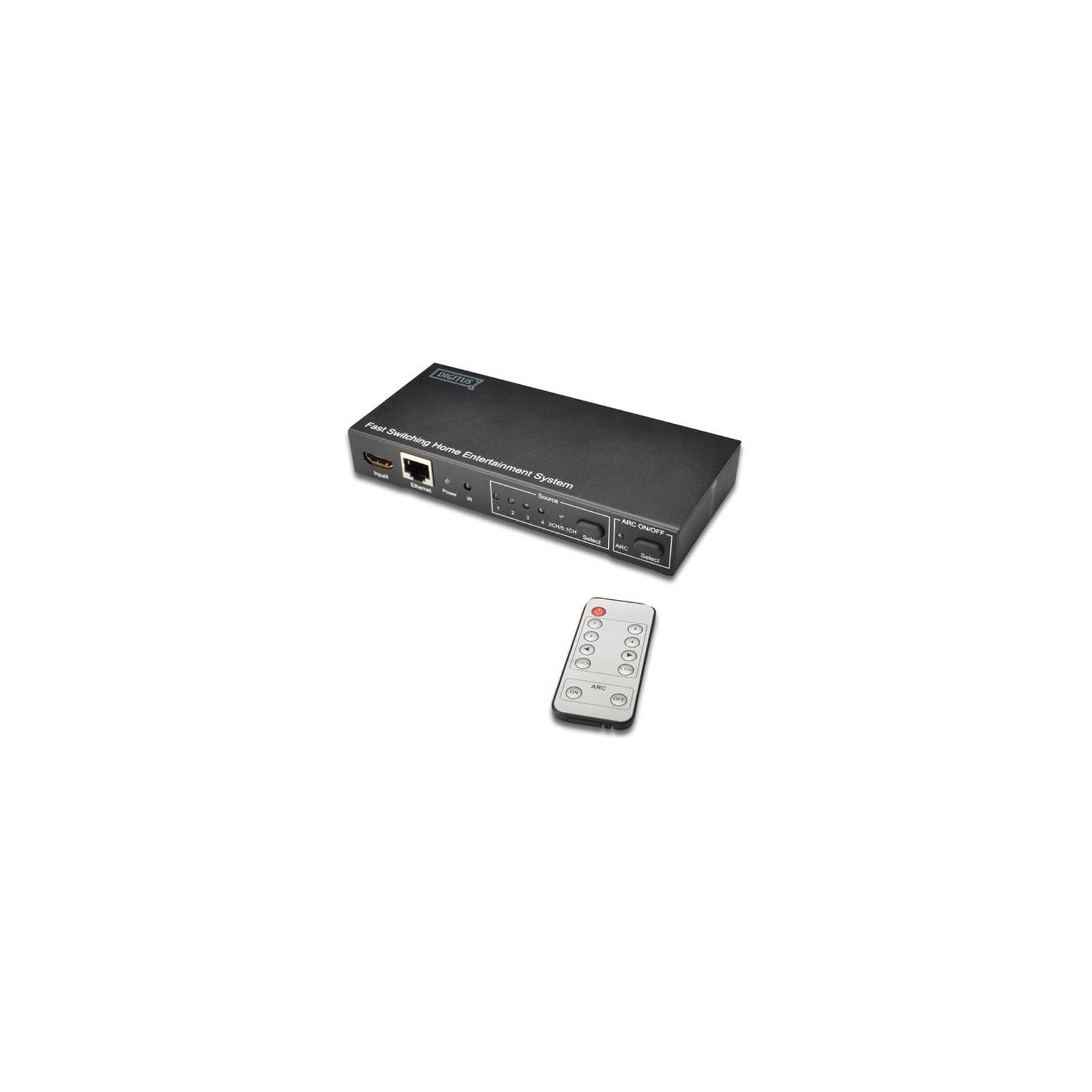 Комутатор відео Digitus HDMI (4 вхб 1 вых) Fast Switch (DS-45320)