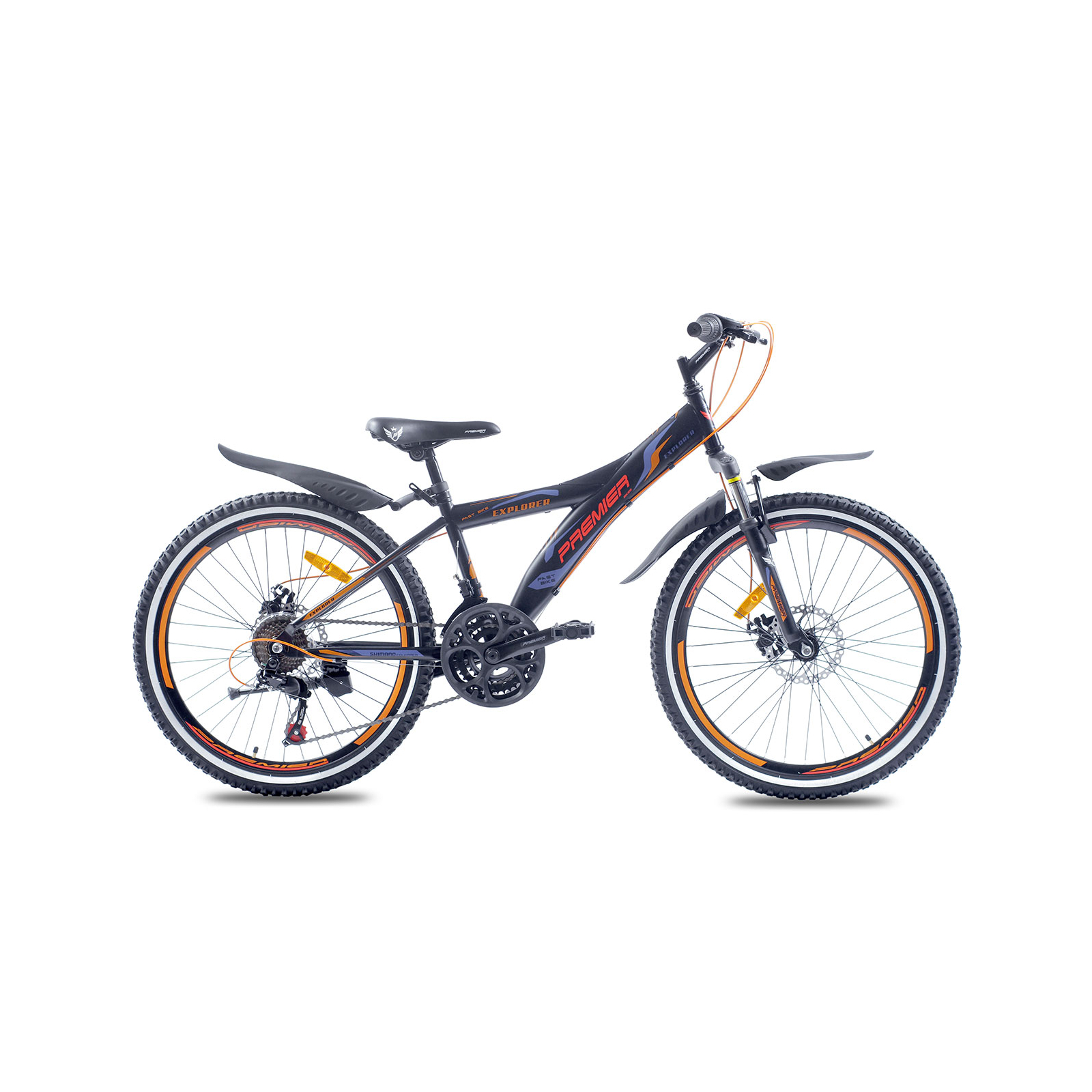 Велосипед Premier Explorer24 Disc 2016 13" чёрный матовый (ЦБ0000340)