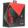 Наушники KitSound KS Clash On-Ear Headphones with In-line Mic (Red) (KSCLARD) изображение 5