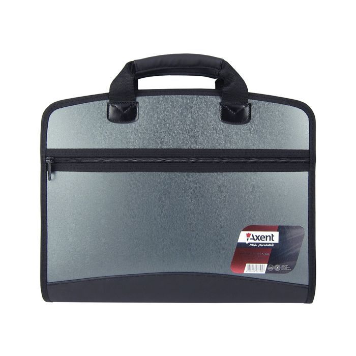 Папка - портфель Axent А4, 4 compartments, grey metallic (1621-11-А)