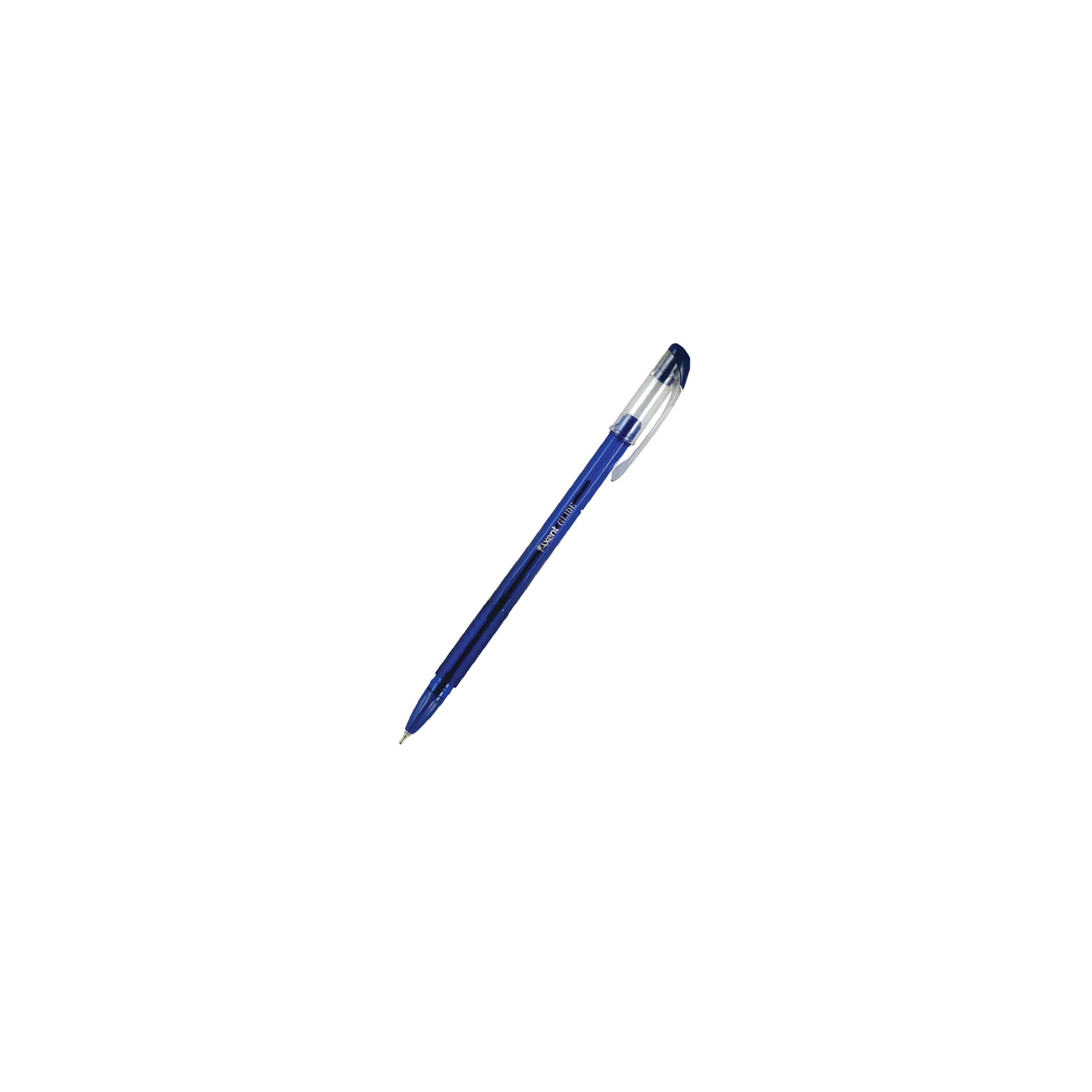 Ручка масляная Axent Glide, blue (polybag), 1шт (AB1052-02/01/P-А)