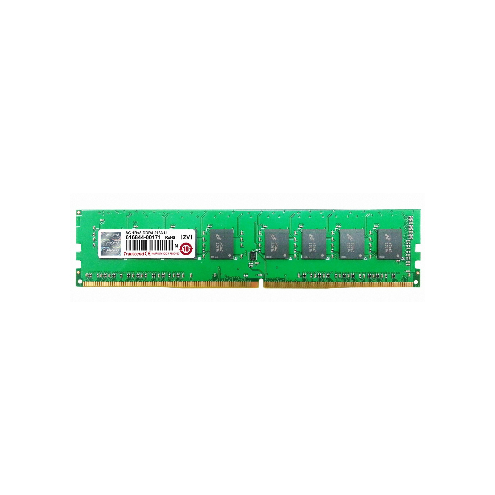 Модуль пам'яті для комп'ютера DDR4 8GB 2400 MHz Transcend (TS1GLH64V4H)