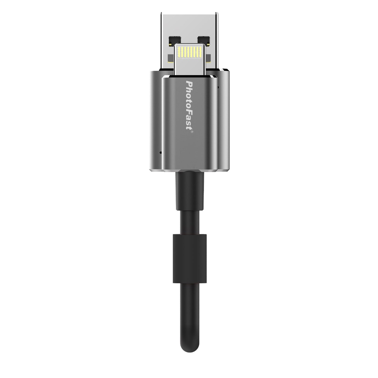 USB флеш накопичувач PhotoFast 128GB MemoriesCable Black USB 3.0 - Lightning (CABLEU3-128GB) зображення 7
