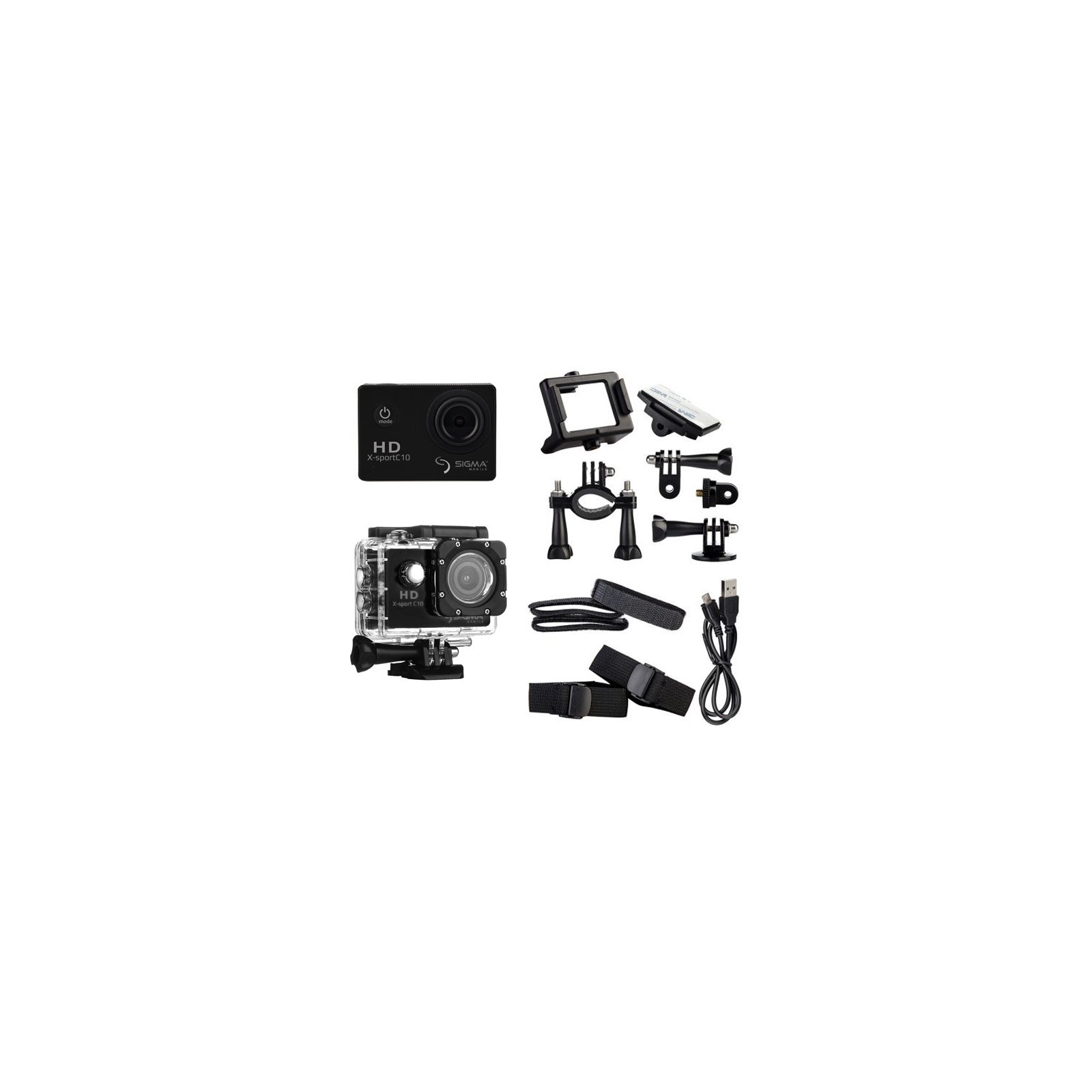 Екшн-камера Sigma Mobile X-sport C10 black (4827798324226) зображення 6