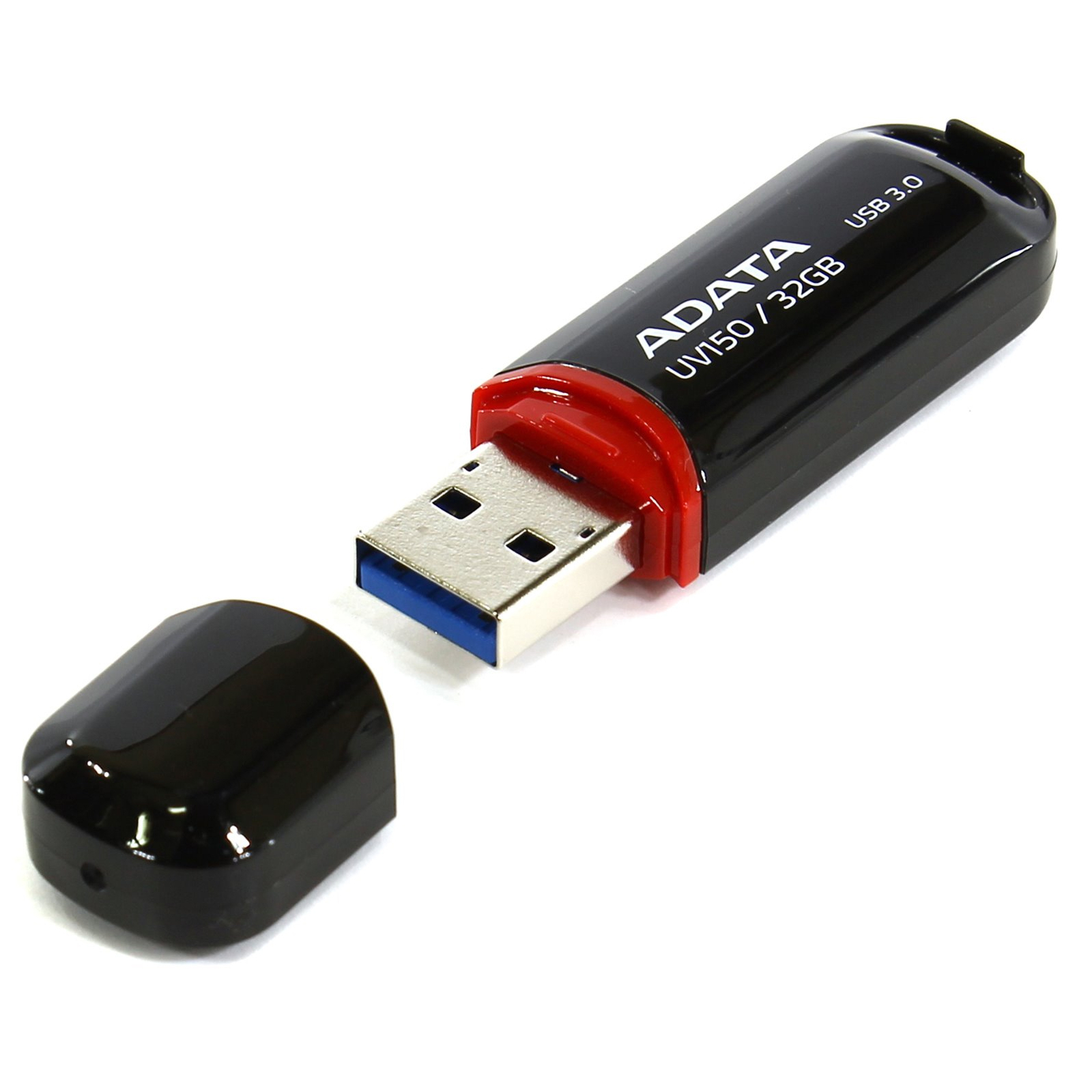 USB флеш накопитель ADATA 32Gb UV150 Black USB 3.0 (AUV150-32G-RBK) изображение 3