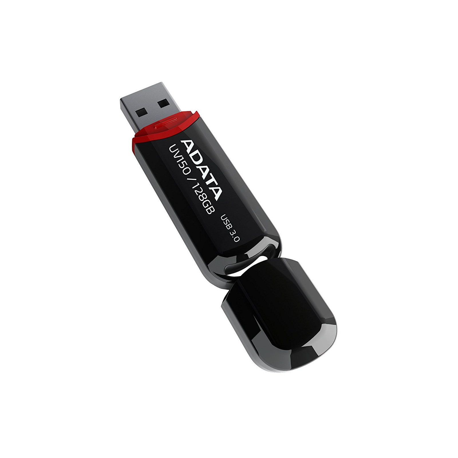 USB флеш накопичувач ADATA 128GB UV150 Black USB 3.0 (AUV150-128G-RBK) зображення 5