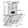 Витяжка кухонна Ventolux DIAMOND 60 WH (700) PB зображення 2