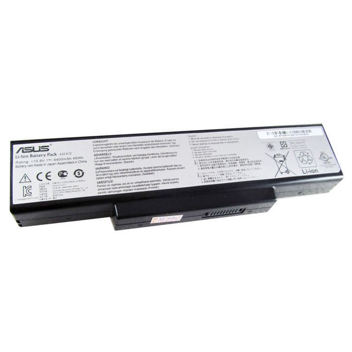 Аккумулятор для ноутбука ASUS A32-K72 4400mAh 6cell 11.1V Li-ion (A41527)