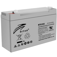 Фото - Батарея для ДБЖ RITAR Батарея до ДБЖ  AGM RT6100, 6V-10Ah  (RT6100)