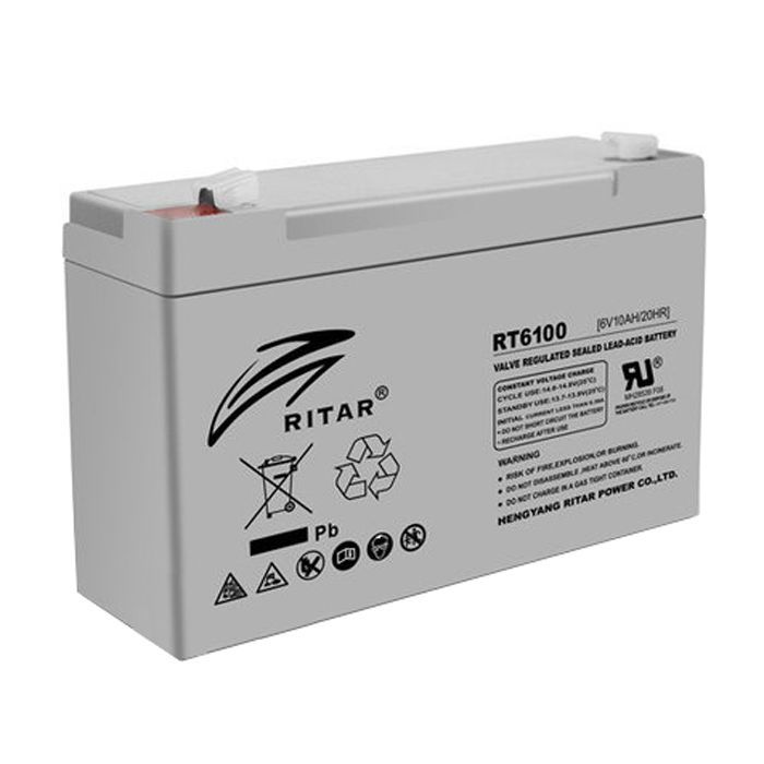 Батарея к ИБП Ritar AGM RT6100, 6V-10Ah (RT6100)