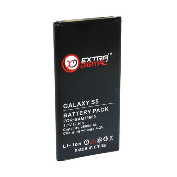 Аккумуляторная батарея Extradigital Samsung GT-i9600 Galaxy S5 (2800 mAh) (BMS1152) изображение 2