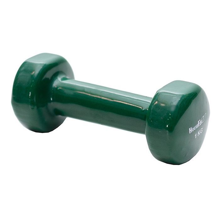 Гантель HouseFit з вініловим покриттям 1 кг (D086/DD6948-1)