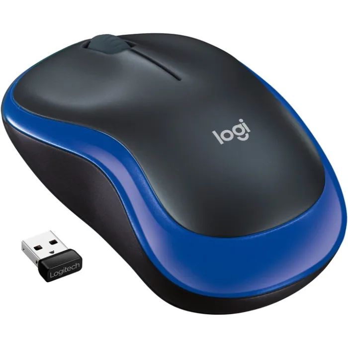 Мишка Logitech M185 red (910-002237)