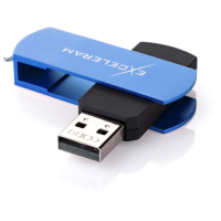 USB флеш накопитель eXceleram 64GB P2 Series Blue/Black USB 2.0 (EXP2U2BLB64) изображение 2