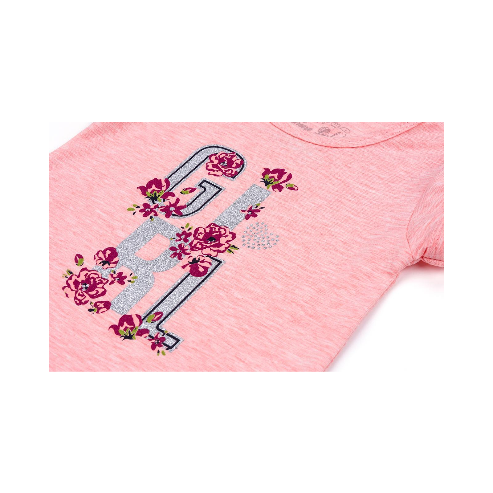 Набор детской одежды Breeze в цветочки (6198-92G-peach) изображение 9