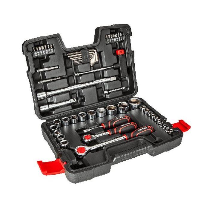 Набор инструментов Top Tools сменных головок 1/4", 1/2" 53 ед. (38D530)