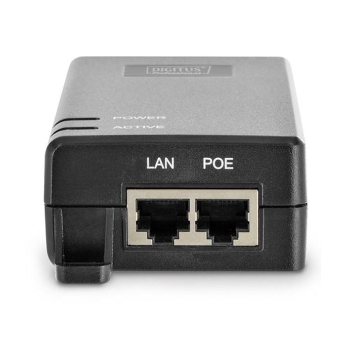 Адаптер PoE Digitus PoE+ 802.3at, 10/100/1000 Mbps, Output max. 48V, 30W (DN-95103-2) изображение 4