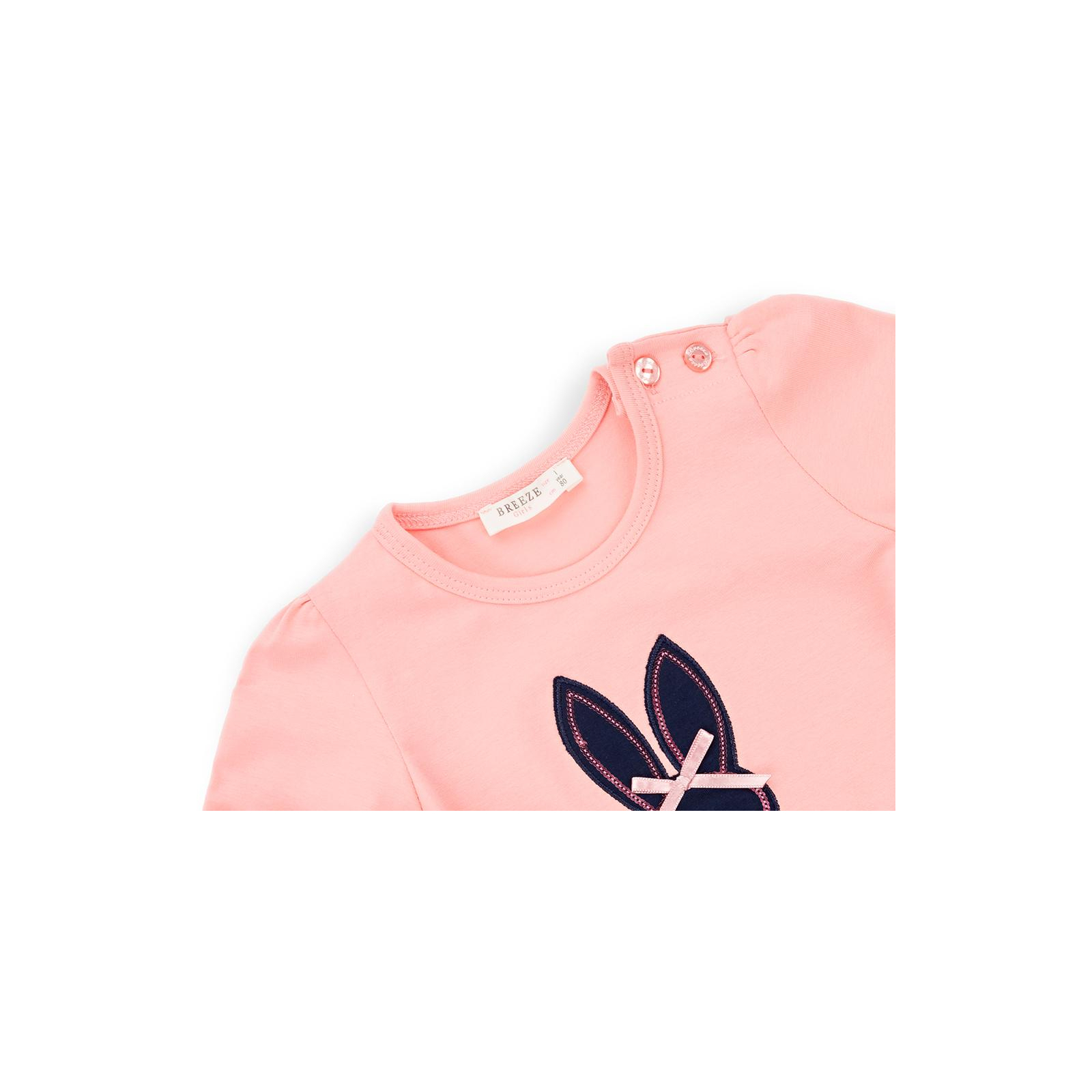 Набір дитячого одягу Breeze з зайчиками (10038-80G-pink) зображення 7