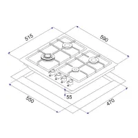 Варочная поверхность Minola MGM 61215 I изображение 9