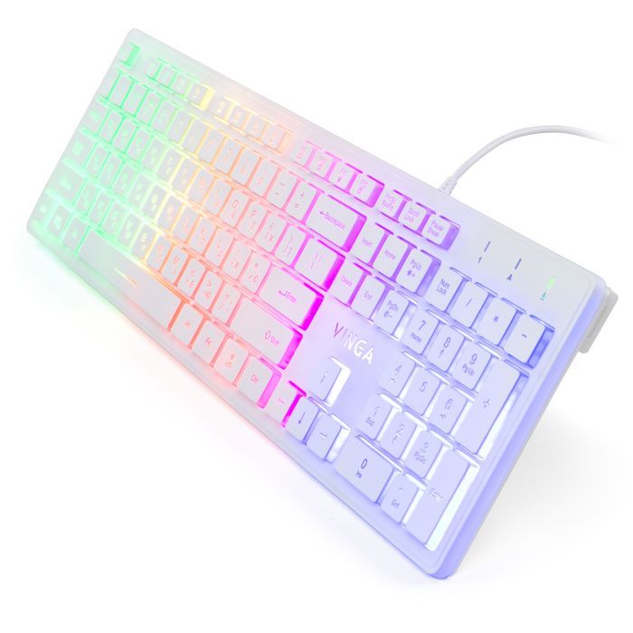 Клавіатура Vinga KB410 White зображення 2