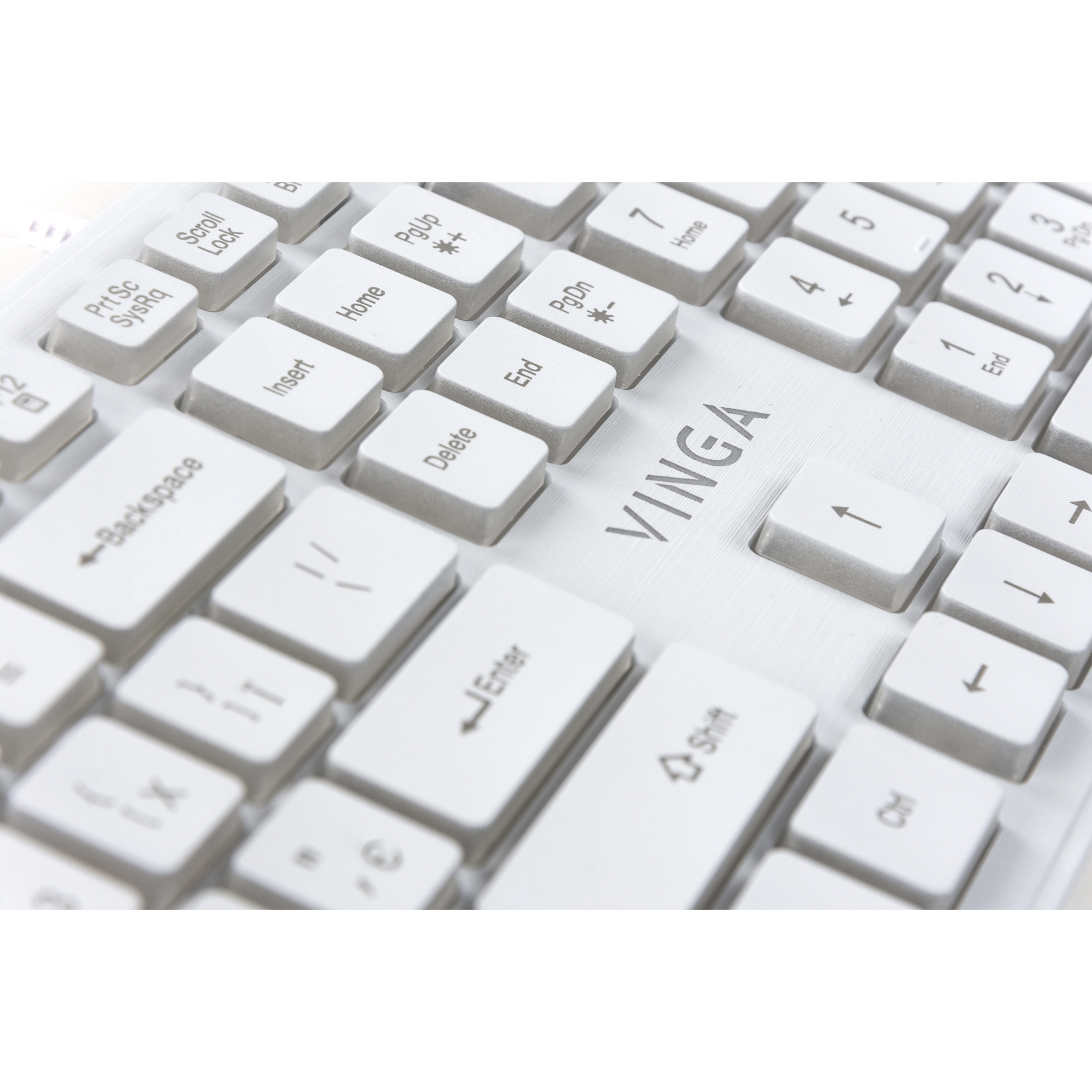 Клавіатура Vinga KB410 White зображення 6