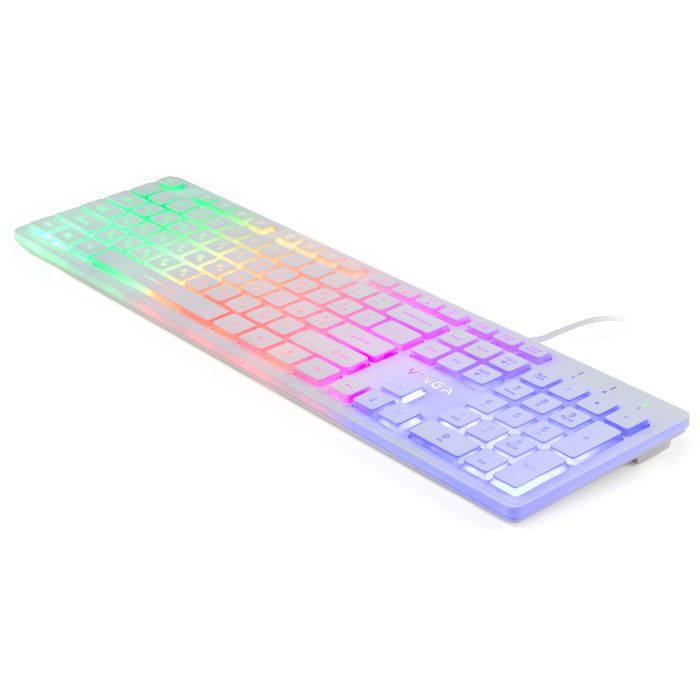 Клавіатура Vinga KB410 White зображення 8