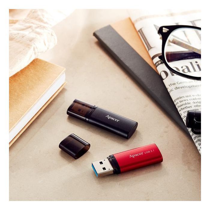 USB флеш накопитель Apacer 64GB AH25B Red USB 3.1 Gen1 (AP64GAH25BR-1) изображение 5