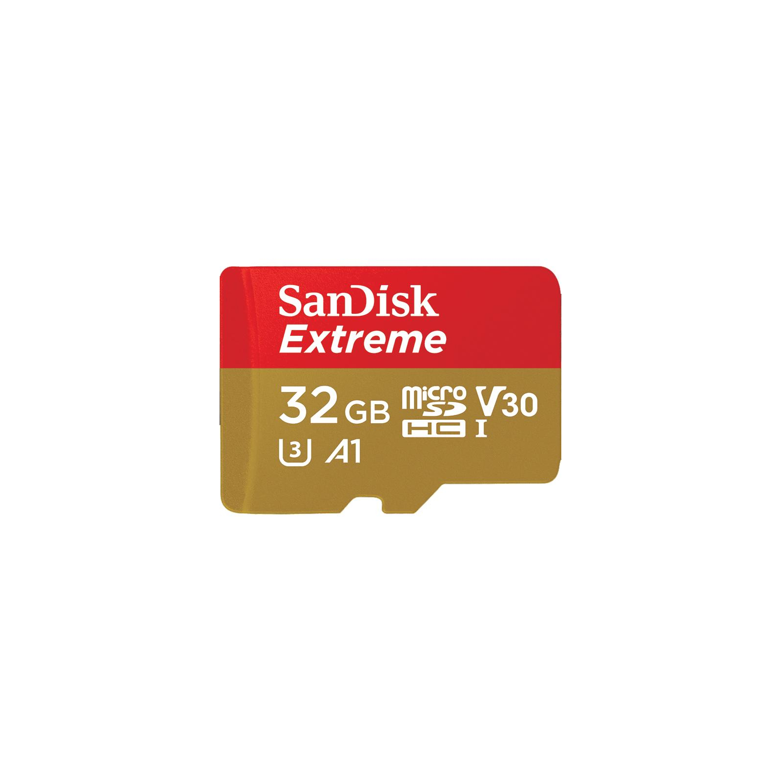 Карта памяти SanDisk 32GB microSD class 10 UHS-I U3 V30 A1 Extreme (SDSQXAF-032G-GN6AT) изображение 2