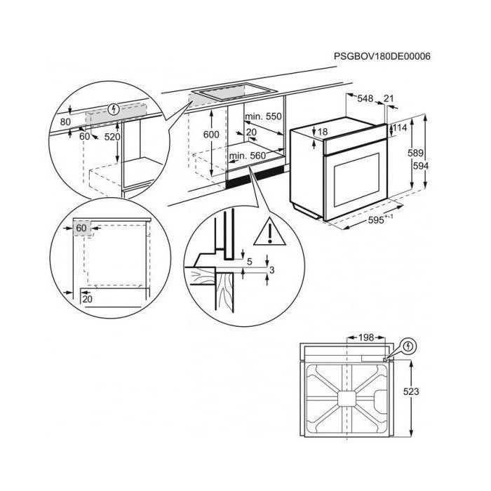 Духовой шкаф Zanussi ZOB21601BV изображение 2