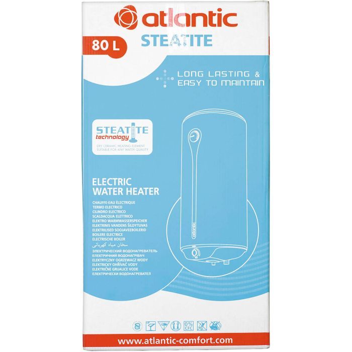 Бойлер Atlantic Ego Steatite 80 VM 080 D400-1-BC 1200W изображение 10