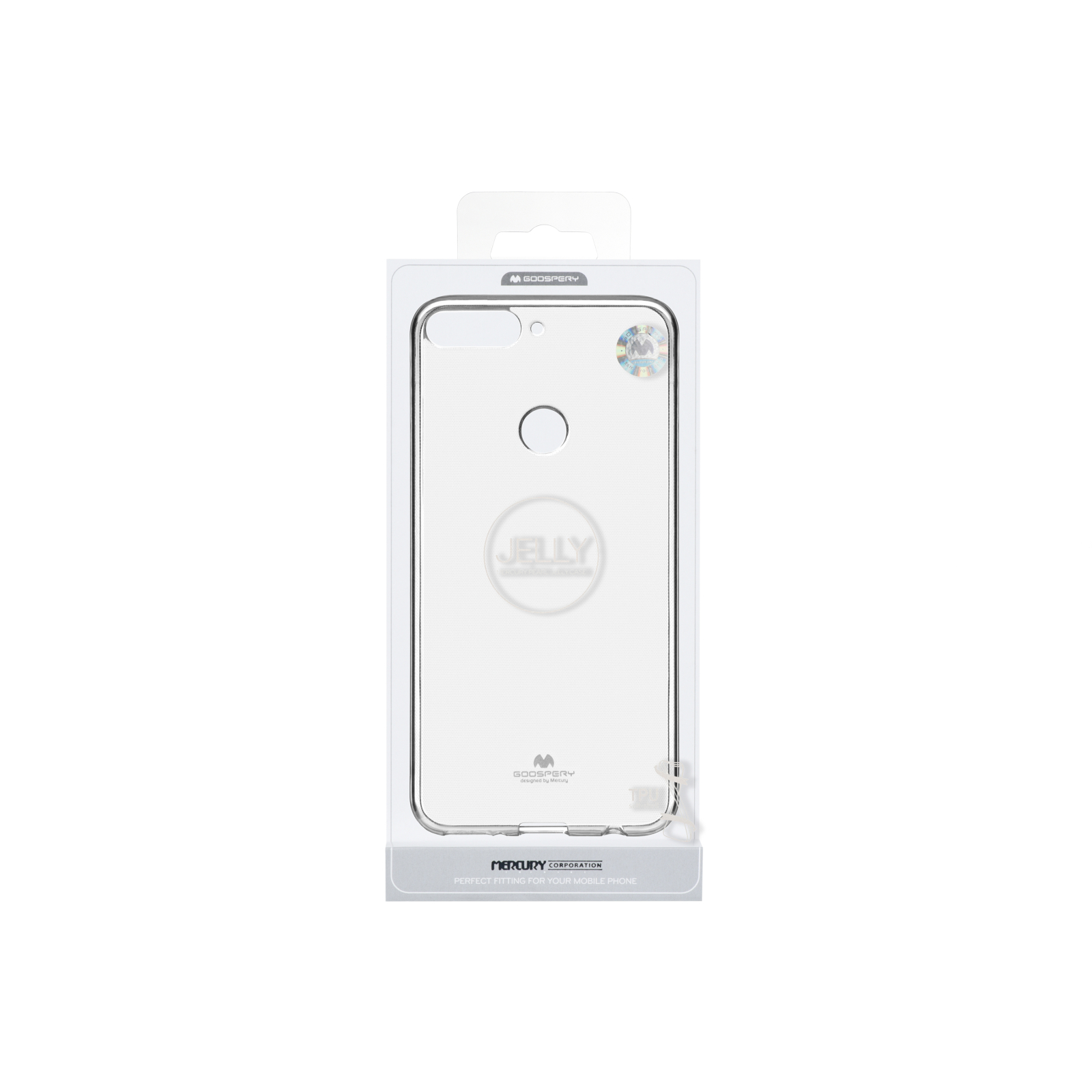 Чехол для мобильного телефона Goospery Transparent Jelly Huawei Y7 Prime 2018 Transparent (8809610533135) изображение 3